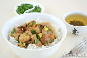 фото рецепта Оякодон (курица по-японски)