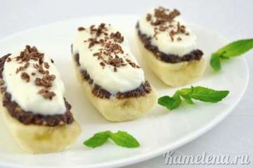 фото рецепта Десерт из бананов