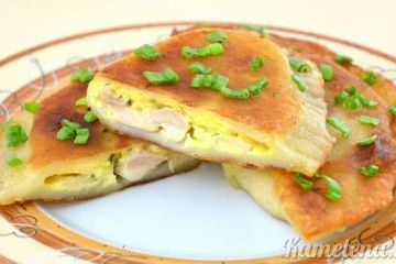 фото рецепта Жареные пирожки с курицей и сыром