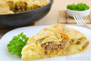 фото рецепта Мясной пирог из лаваша