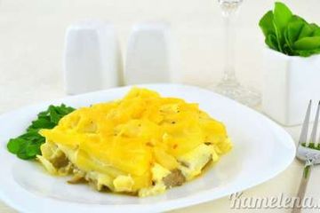 фото рецепта Картофельная запеканка с грибами