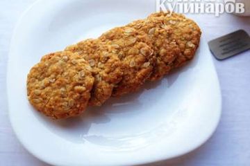 фото рецепта Овсяное печенье с кокосом Анзак