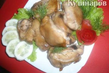 фото рецепта Куриные бедрышки в чайном маринаде