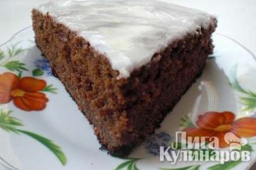 фото рецепта Шоколадный пирог из кабачков