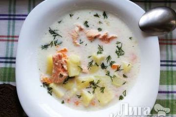 фото рецепта Лохикейтто – финский сливочный суп с лососем