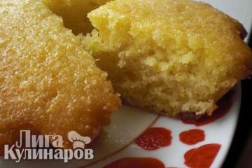 фото рецепта Апельсиновый кекс с глазурью
