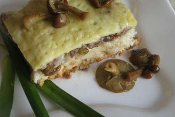 фото рецепта Пирог с мясом и грибами