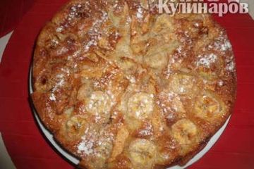 фото рецепта Пирог с корицей и фруктами
