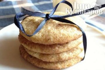 фото рецепта Американское коричное печенье (Snickerdoodles)