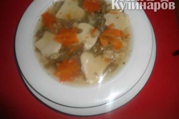 фото рецепта Говяжий суп с овощами и клецками Непоседа