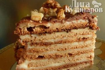 фото рецепта Торт из печенья Сластена