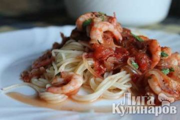 фото рецепта Креветки в томатном соусе