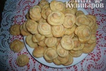 фото рецепта Печенье Творожные розочки