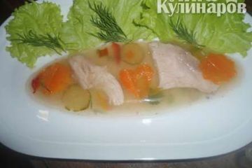фото рецепта Заливное из курицы