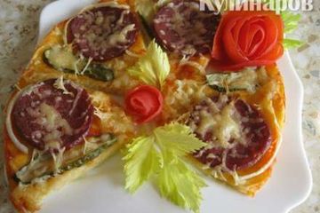 фото рецепта Пицца домашняя Вкусненькая