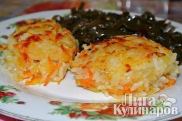 фото рецепта Картофельно-рисовые постные котлеты