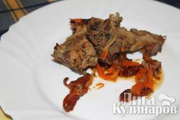 фото рецепта Баранина с вялеными помидорами