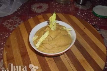 фото рецепта Чечевичный суп-пюре с апельсиновым соком