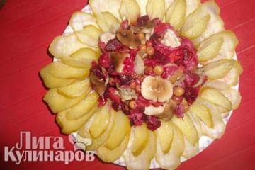 фото рецепта Винегрет с грибами