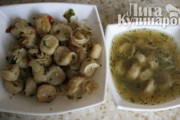 фото рецепта Постные галушки