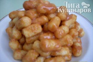 фото рецепта Быстрый торт из кукурузных палочек Вкус детства