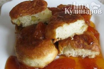 фото рецепта Постные оладьи с яблоками