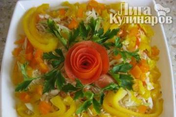 фото рецепта Салат Овощная мозаика