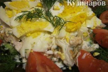 фото рецепта Салат из куриного филе с овощами
