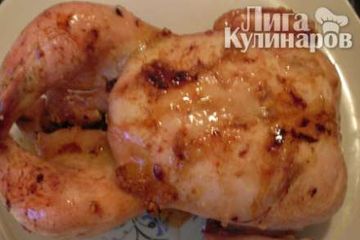 фото рецепта Курица, запеченная с чесноком