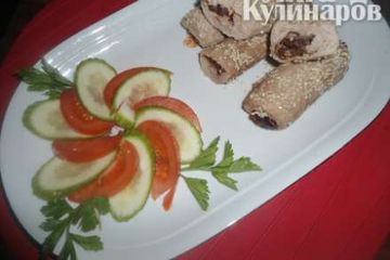 фото рецепта Свиные рулеты Сливовая долина