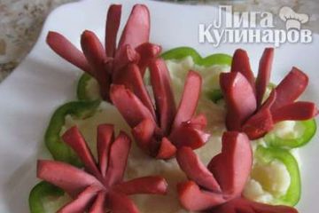 фото рецепта Необычные сосиски