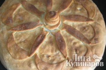 фото рецепта Пирог с начинкой из индейки