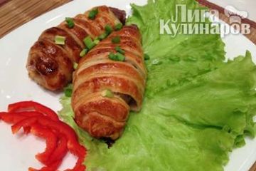 фото рецепта Куриные голени в слоеном тесте