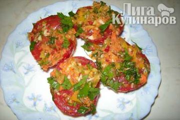 фото рецепта Помидоры с овощами по-корейски