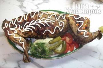 фото рецепта Кролик фаршированный Подарок для змеи