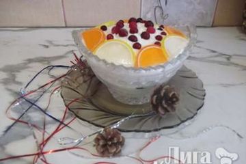 фото рецепта Салат Наслаждение с грецкими орехами