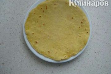 фото рецепта Кукурузные лепешки (тортильяс)