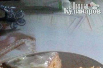 фото рецепта Морковный торт со сметанно-лимонным кремом