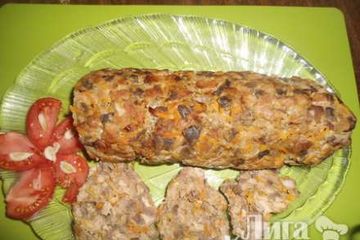 фото рецепта Рубленый мясной рулет
