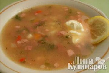 фото рецепта Солянка с колбасой