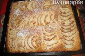 фото рецепта Грушевый пирог с корицей