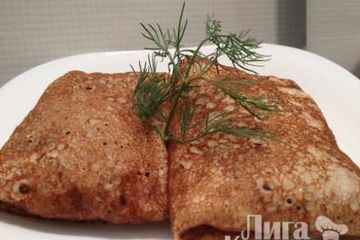 фото рецепта Блинчики с мясом
