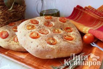 фото рецепта Мини-фокачча с помидорами-черри