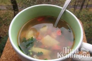 фото рецепта Фасолевый суп (с индейкой)