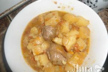 фото рецепта Жаркое из картофеля с мясом