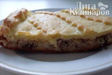фото рецепта Пирог с капустой и рыбой