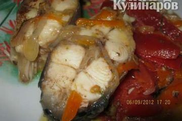 фото рецепта Пангасиус  с овощами