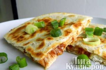 фото рецепта Кесадилья с курицей