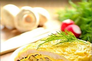 фото рецепта Штрудель с курицей и грибами