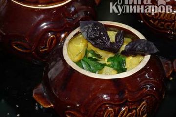 фото рецепта Жаркое в горшочках по-домашнему